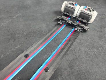 BMW 2-SERIES F22 COUPE CUSTOM WIDE STRIPE TRI-COLOUR FRONT SEAT BELT SET