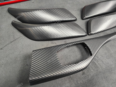 BMW F20 INTERIOR TRIM SET - 3D CARBON / RED ACCENT (CUSTOM)