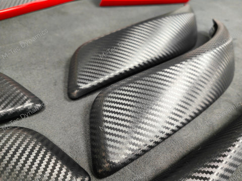 BMW F20 INTERIOR TRIM SET - 3D CARBON / RED ACCENT (CUSTOM)