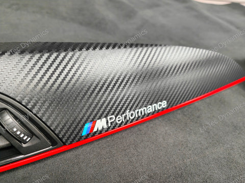 BMW F20 INTERIOR TRIM SET - 3D CARBON / RED ACCENT (CUSTOM)