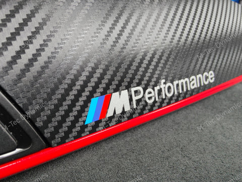 BMW F20 INTERIOR TRIM SET - 3D CARBON / RED ACCENT (CUSTOM)