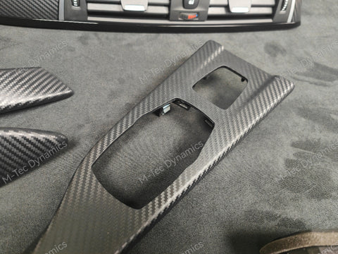 BMW F33 CONVERTIBLE LCI INTERIOR TRIM SET - 3D CARBON / BLACK ACCENT