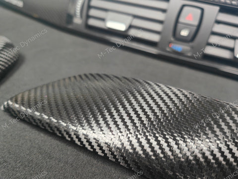 BMW F21 F22 LCI-2 INTERIOR TRIM SET - PREMIUM TEXTURED BLACK CARBON