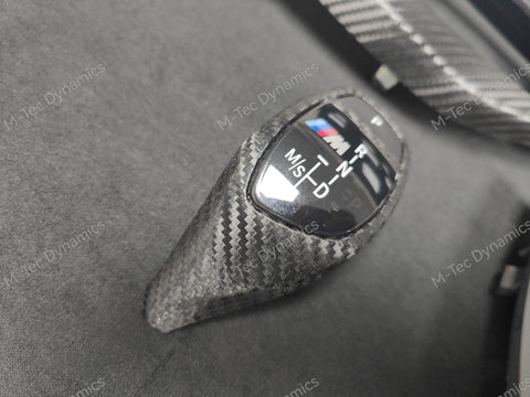 BMW F20 F21 F22 F23 LCI-2 INTERIOR TRIM SET - PREMIUM TEXTURED BLACK CARBON - WRAPPING SERVICE