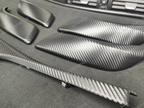 BMW F20 LCI-2 INTERIOR TRIM SET - 3D CARBON / SILVER ACCENT