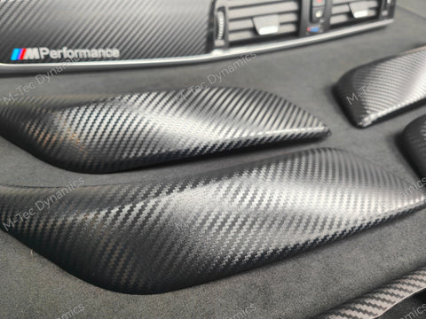 BMW F20 LCI-2 INTERIOR TRIM SET - 3D CARBON / SILVER ACCENT