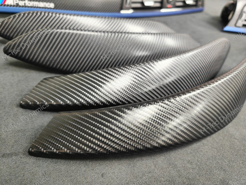 BMW F30 F31 F36 F82 INTERIOR TRIM SET - 4D CARBON / BLUE ACCENT