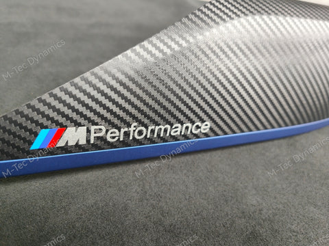 BMW F30 BMW F30 F31 F36 F80 LCI INTERIOR TRIM SET - 3D CARBON / BLUE ACCENT