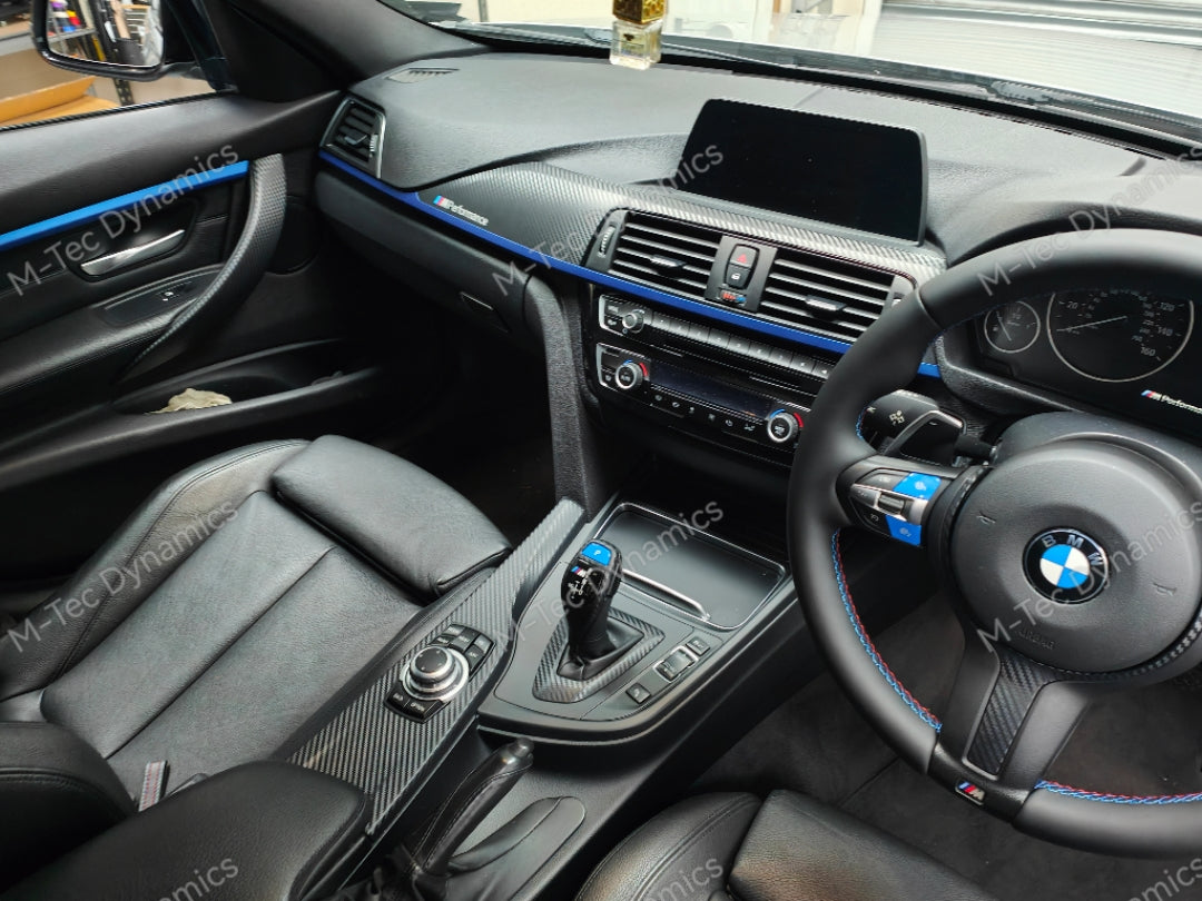 WRAPPING SERVICE - BMW F3X INTERIOR TRIM SET - 3D CARBON - F30 F31 F32 F33 F34 F36