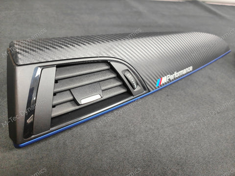 BMW F20 INTERIOR TRIM SET - 3D CARBON / BLUE ACCENT