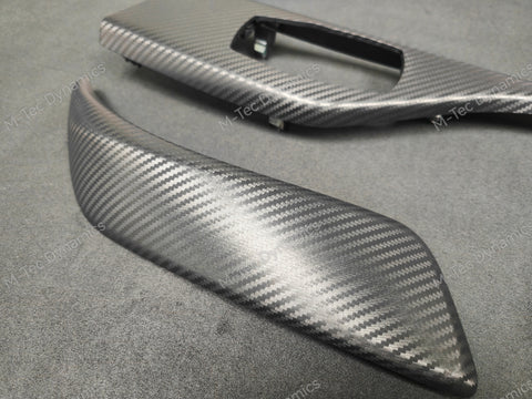 BMW F21 F22 INTERIOR TRIM SET - 3D CARBON / BLUE ACCENT