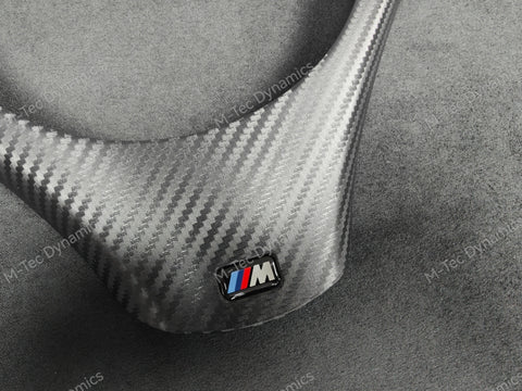 BMW E90 E91 E92 E93 - M-SPORT BLACK CARBON STEERING COVER TRIM