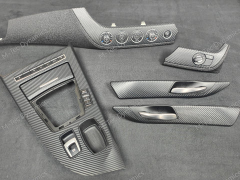 BMW Z4 E89 3D BLACK CARBON INTERIOR TRIM SET