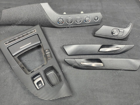 BMW Z4 E89 3D BLACK CARBON INTERIOR TRIM SET