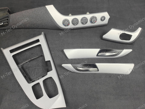 BMW Z4 E89 4D SILVER CARBON INTERIOR TRIM SET