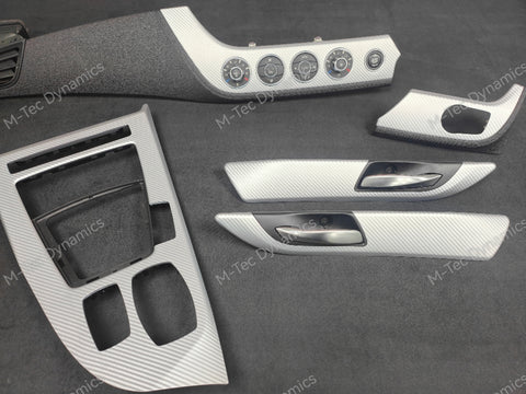 BMW Z4 E89 4D SILVER CARBON INTERIOR TRIM SET