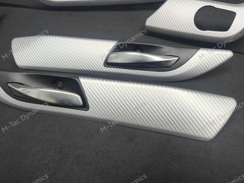 BMW Z4 E89 4D SILVER CARBON INTERIOR TRIM SET