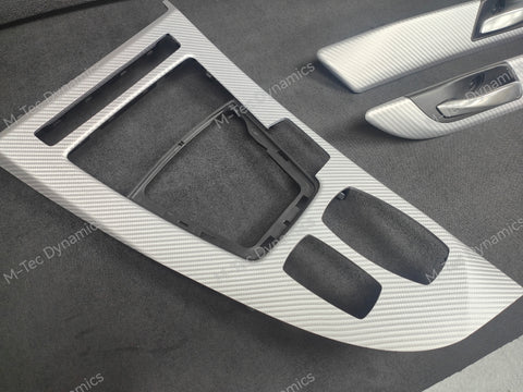 BMW Z4 E89 4D SILVER CARBON INTERIOR TRIM SET