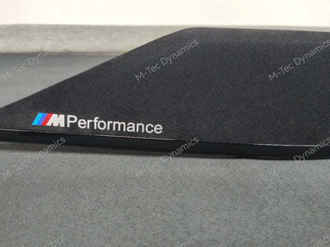 BMW F30 F31 F36 F80 M3 CUSTOM INTERIOR TRIM SET - TEXTURED CARBON / ALCANTARA STYLE  / BLACK ACCENT