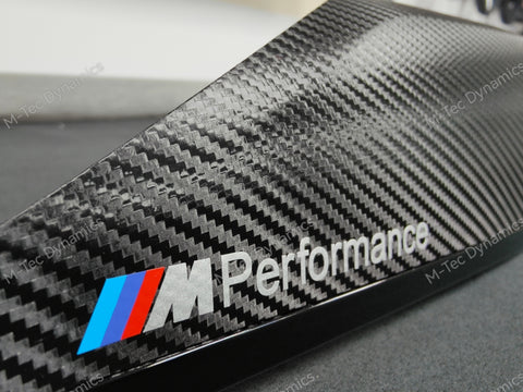 WRAPPING SERVICE - BMW F3X INTERIOR TRIM SET - DEEP TEXTURED GLOSSY CARBON / GLOSS BLACK ACCENT (MTD-TEX) - F30 F31 F32 F33 F36