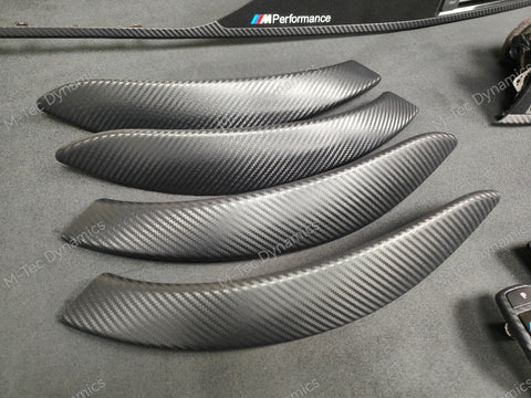 WRAPPING SERVICE - BMW F3X F8X PERFORMANCE STYLE INTERIOR TRIM SET - 3D CARBON