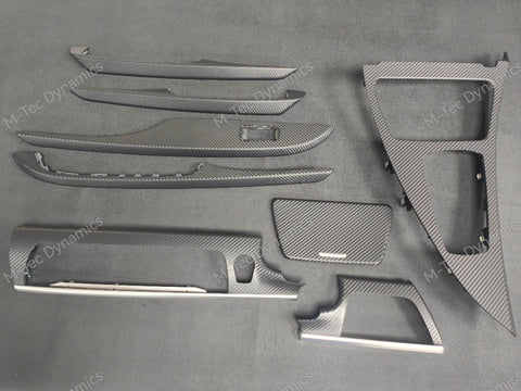 BMW 6-SERIES F06 GRAN COUPE 3D BLACK CARBON INTERIOR TRIM SET