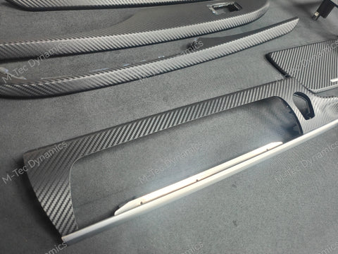 BMW 6-SERIES F06 GRAN COUPE 3D BLACK CARBON INTERIOR TRIM SET