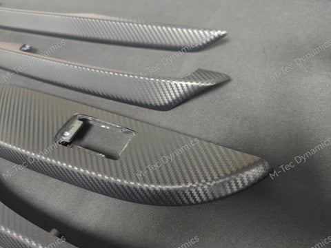 BMW 6-SERIES F06 GRAN COUPE 3D BLACK CARBON INTERIOR TRIM SET