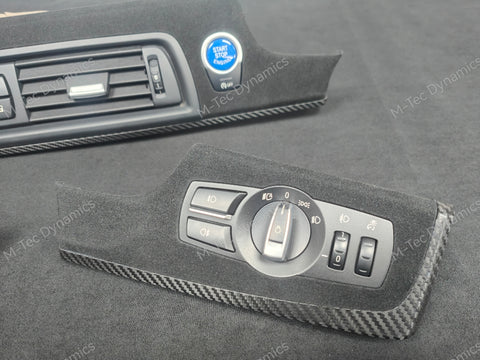 BMW F10 F11 M5 PERFORMANCE STYLE / TEXTURED BLACK CARBON INTERIOR TRIM SET