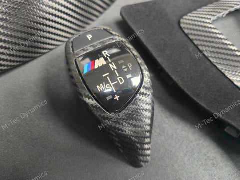 WRAPPING SERVICE - BMW F3X INTERIOR TRIM SET - PERFORMANCE STYLE / DEEP TEXTURED GLOSSY CARBON (MTD-TEX) F30 F31 F32 F33 F36