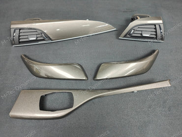 BMW F21 F22 TRIM SET 3M METALLIC GREY / SILVER ACCENT