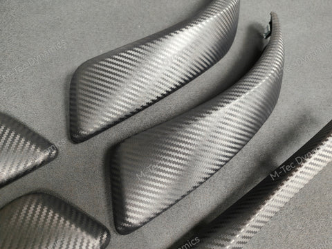 BMW F20 INTERIOR TRIM SET - 3D CARBON / SILVER ACCENT