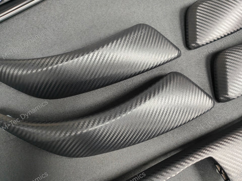 BMW F20 INTERIOR TRIM SET - 3D CARBON / SILVER ACCENT