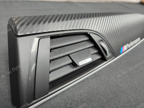 BMW F21 F22 TRIM SET - 3D CARBON / SILVER ACCENT