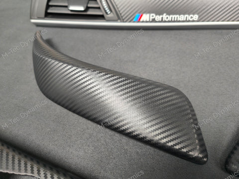 BMW F21 F22 TRIM SET - 3D CARBON / SILVER ACCENT