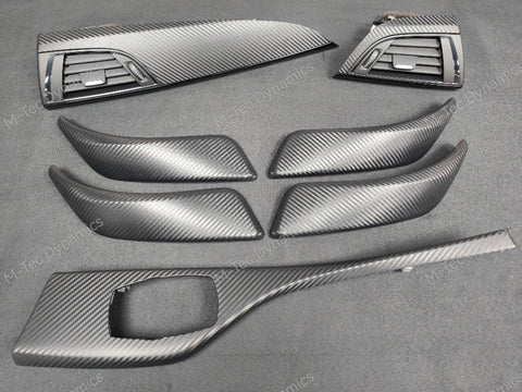 BMW F20 INTERIOR TRIM SET - 3D CARBON / GLOSS BLACK ACCENT #1