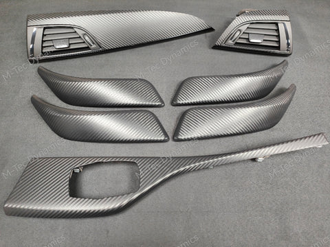 BMW F20 INTERIOR TRIM SET - 3D CARBON / GLOSS BLACK ACCENT #1