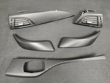 BMW F21 / F22 INTERIOR TRIM SET - 3D CARBON / GLOSS BLACK ACCENT #1