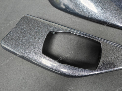 BMW F20 F21 F22 INTERIOR TRIM SET - METALLIC SPARKLE GREY / GLOSS BLACK ACCENT (#4)