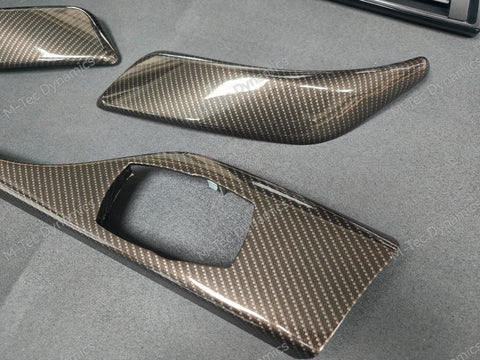 BMW F21 F22 INTERIOR TRIM SET - HIGH GLOSS CARBON / GLOSS BLACK ACCENT (MTD-HG)