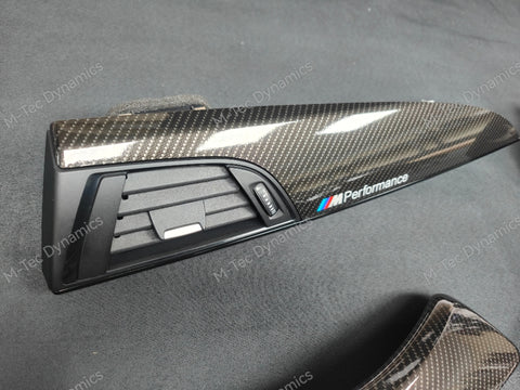 BMW F21 F22 INTERIOR TRIM SET - HIGH GLOSS CARBON / GLOSS BLACK ACCENT (MTD-HG)