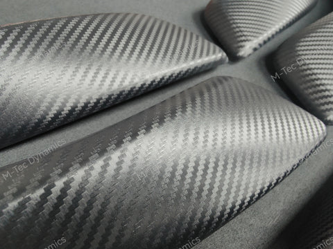 BMW F20 F21 F22 F23 CUSTOM INTERIOR TRIM SET - WRAPPING SERVICE - 3D CARBON / ALCANTARA / ORANGE ACCENT