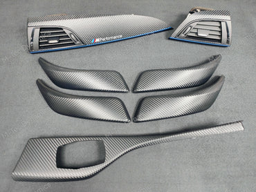 BMW F20 INTERIOR TRIM SET - 3D CARBON / BLUE ACCENT (GRADED)(#14)