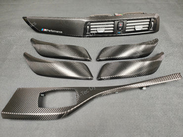 BMW F20 LCI-2 INTERIOR TRIM SET - PREMIUM TEXTURED BLACK CARBON (SALE)