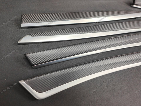 BMW F10 F11 MANUAL INTERIOR TRIM SET -  3D BLACK CARBON