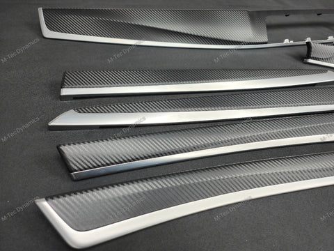 BMW F10 F11 MANUAL INTERIOR TRIM SET -  3D BLACK CARBON