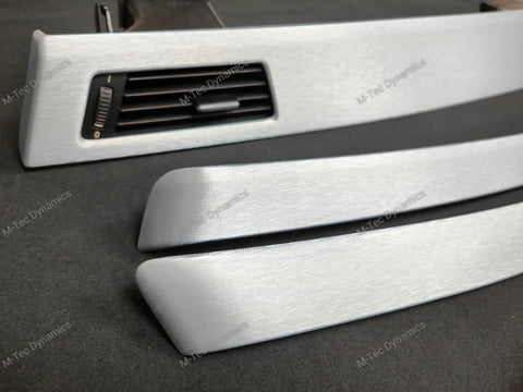 BMW E90 / E91 SILVER BRUSHED ALUMINIUM INTERIOR TRIM SET