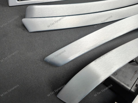 BMW E90 / E91 SILVER BRUSHED ALUMINIUM INTERIOR TRIM SET