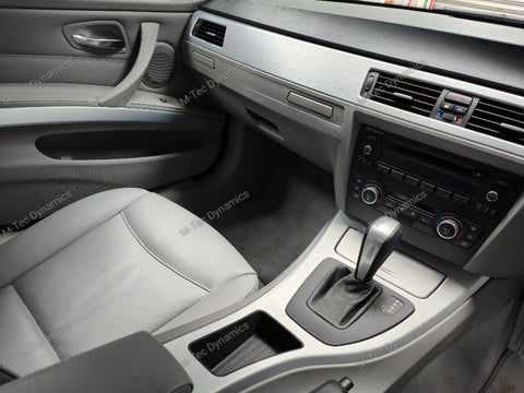 WRAPPING SERVICE - BMW E90 E91 E92 E93 INTERIOR TRIM SET - SILVER BRUSHED STEEL