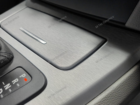 WRAPPING SERVICE - BMW E90 E91 E92 E93 INTERIOR TRIM SET - SILVER BRUSHED STEEL